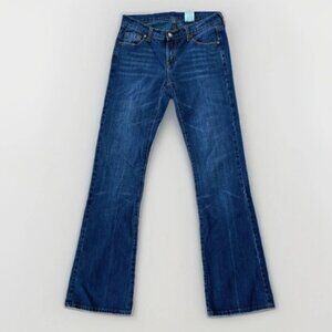 Stetson 816 Classic Boot Cut Jeans In Dark Wash Women's Size 8 Long Western Boot